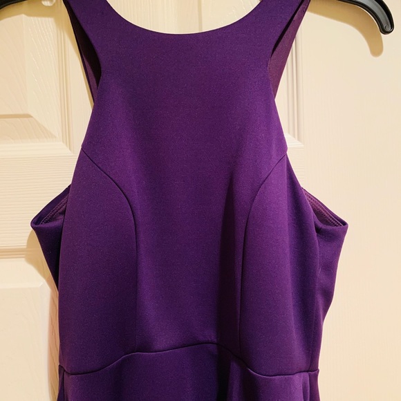 Royal purple high low gown! - Picture 2 of 5